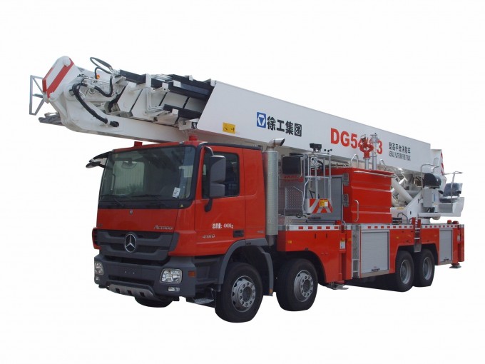Top 1 Fire Fighting Equipment Manufacturer XCMG Official 54m Elevating Aerial Work Platform Fire Tru Image1