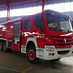 Sinotruk New Fire Fighting Truck HOWO 6X4 Water Tank Fire Truck