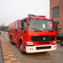 Sinotruk HOWO 4X2 Foam Fire Fighting Truck 12000L