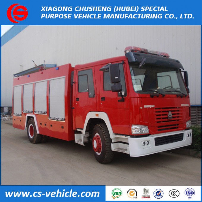 Sinotruk HOWO 4X2 8m3 Fire Fighting Foam Truck 8ton Fire Fighting Truck for Sale Image1