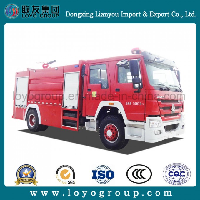 Sinotruk HOWO 4X2 Fire Fighting Truck Image1