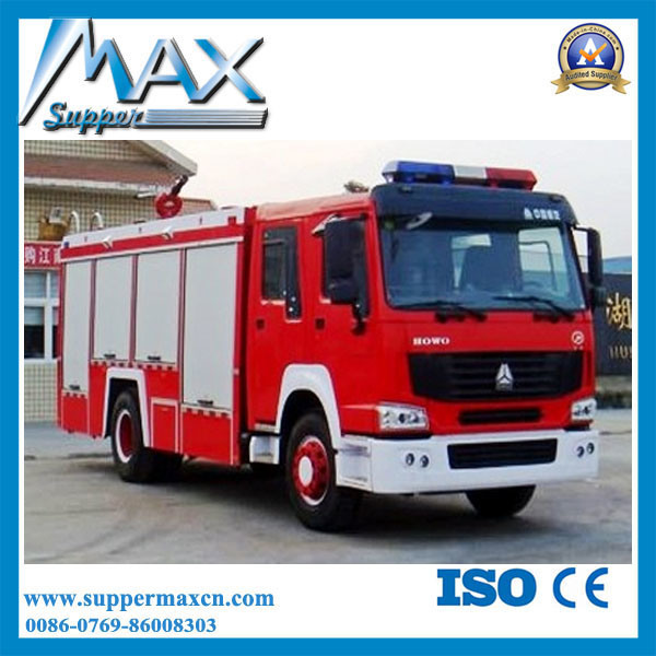 China Supplier HOWO 4X2 Water Tanker Fire Truck Image1
