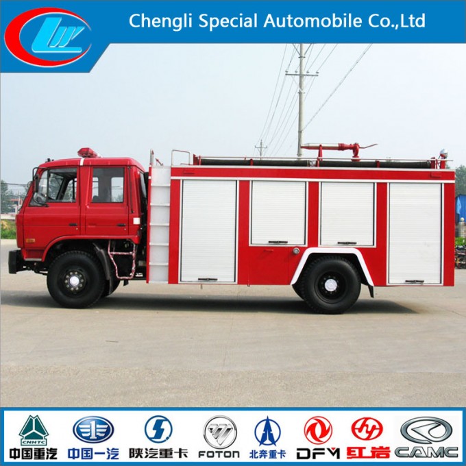 190HP Euro 3 Water Fire Fighting Truck with Good Fire Pump Image1