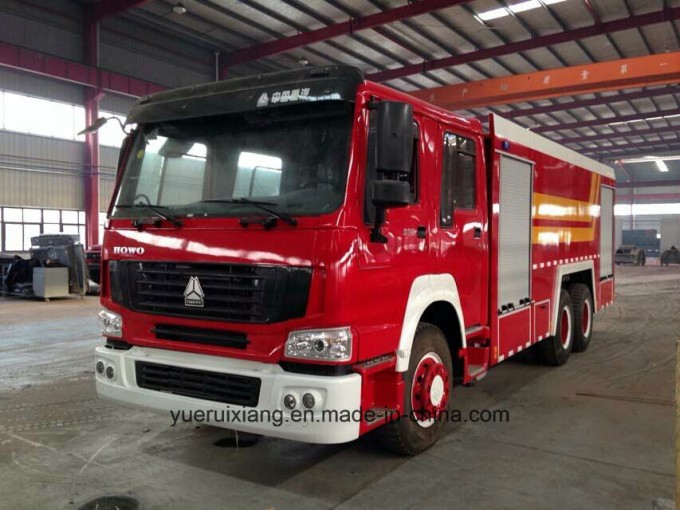 HOWO Water Fire Truck with 15000L Image1