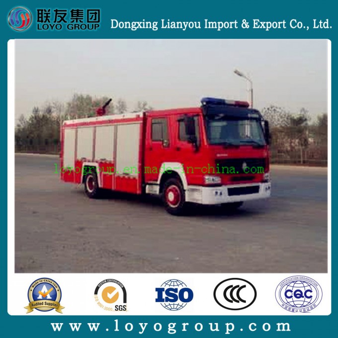 HOWO 4X2 Urban Battle Fire Truck for Sale Image1