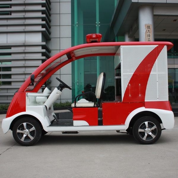 CE 2 Seater Tourist Attractrions Electric Fire Truck (DVXF-3) Image1