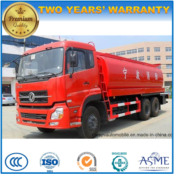 Dongfeng 6X4 25000 Liters Water Tender Truck 25 Kl Engine Fire Fighting Truck Image1