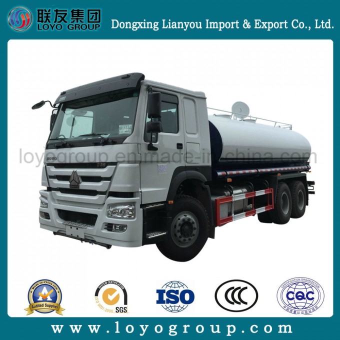 Sinotruk HOWO 6X4 20000L Water Sprinkle Tank Truck Image1