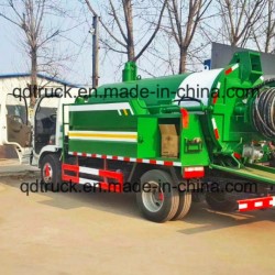 4X2 waste water suction truck, 10m3 cleaning suction tank truck