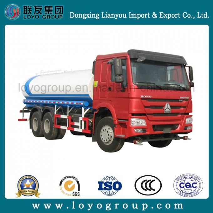 Used Truck Sinotruk HOWO 6X4 12000L Water Tank Truck Image1
