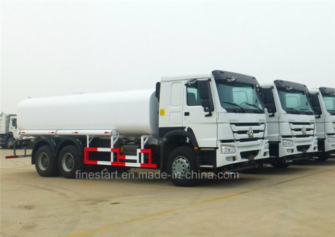 HOWO 6X4 15m3-20m3 Water Tank Truck or Water Spray Vehicle with 266HP/290HP/336HP/371HP Image1