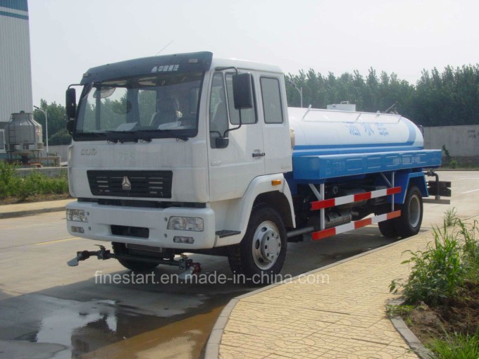 Sinotruk HOWO 4X2 Water Tank Truck or Watering Cart of Specail Vehicle Image1