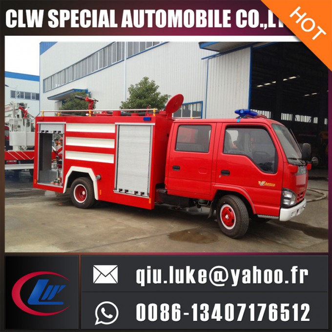 Isuzu 3000liter/3cbm Water Tank Fire Fighting Truck Image1