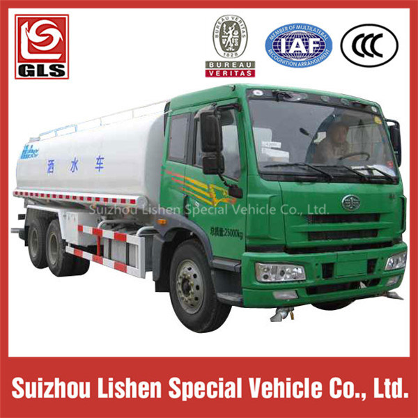 6X4 FAW 15000L Water Tank Truck Image1
