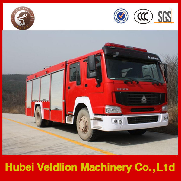 HOWO 4X2 LHD 8, 000 Litres Water Tank Fire Truck Image1