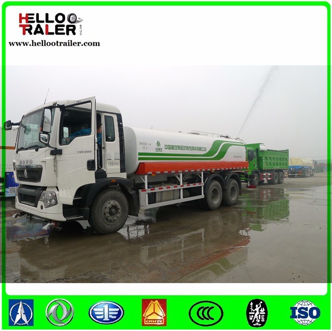 Sinotruk HOWO 20000L Water Tank Truck 6X4 Water Sprinkle Tanker Truck Image1