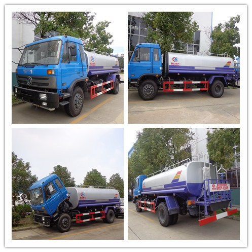 Dongfeng 4X2 6 Wheels 10ton Road Wash Water Tank Truck Image1