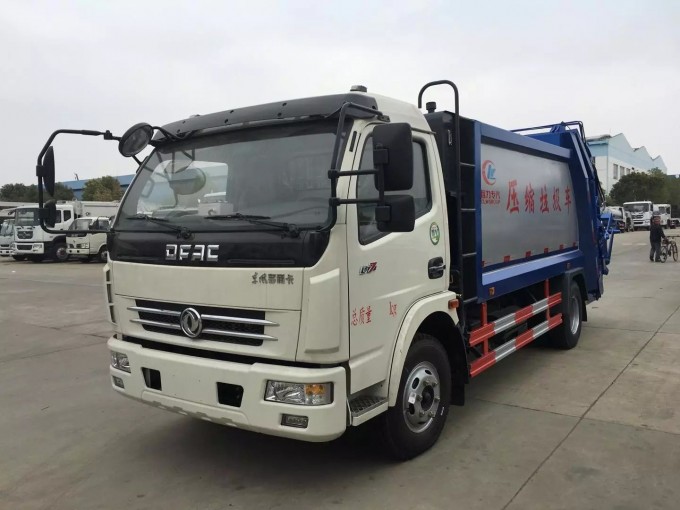 Dongfeng 6 Wheel 10cbm Compactor Garbage Truck /Trash Compactor Truck/Waste Compactor Truck /Refuse  Image1