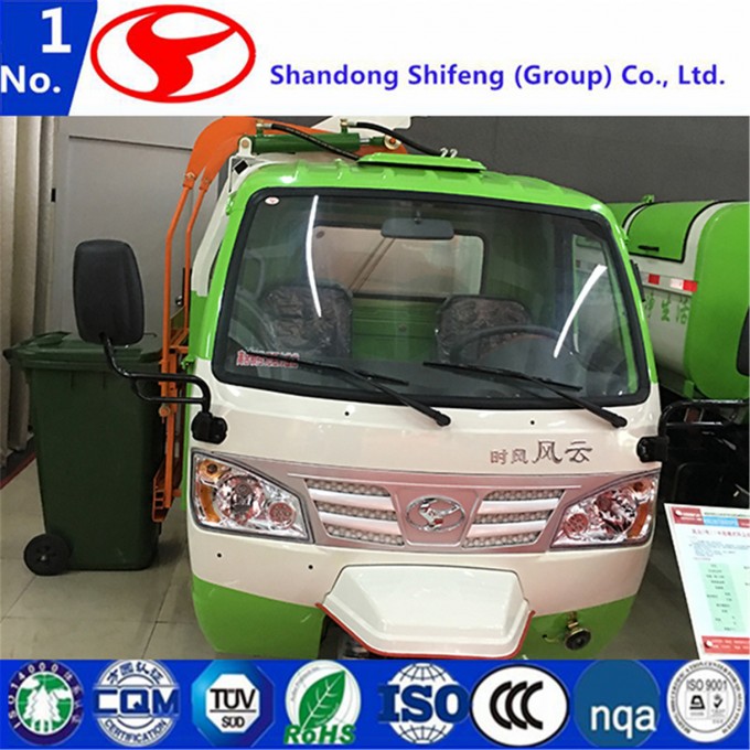 Chinese Three Wheel Garbage Trucks for Waste Transportation Image1