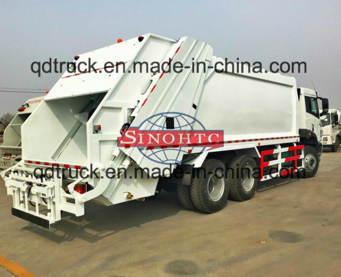 Heavy waste garbage truck, 20m3 waste compactor truck Image1