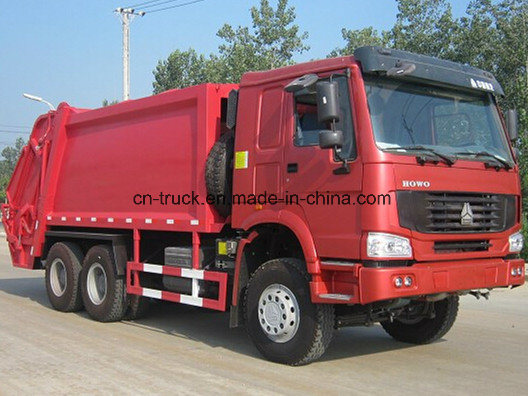 HOWO 16mt Garbage Compression Refuse Compactor Truck Image1