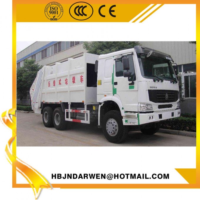 20cbm Sinotruk HOWO Garbage Collection Compactor Trucks for Sale Image1