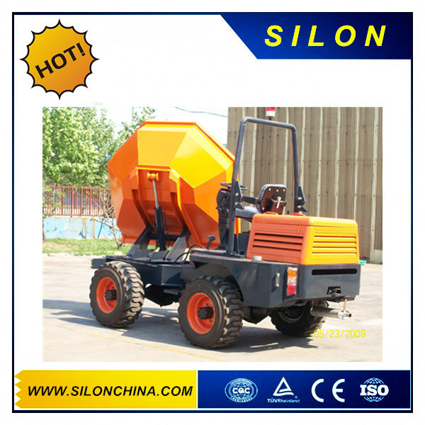 Mini Rubbish Truck 4X4 Garbage Truck with Self-Discharges Bucket Image1