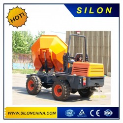 Mini Rubbish Truck 4X4 Garbage Truck with Self-Discharges Bucket