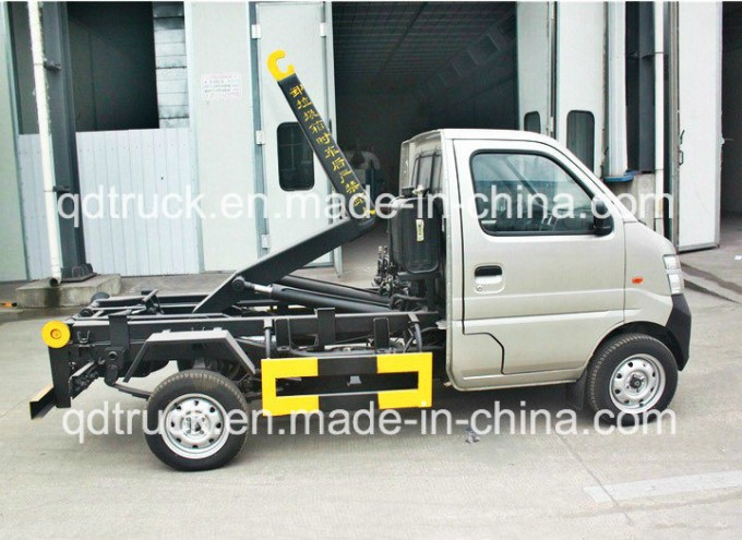 3-5m3 Carriage-Detachable Garbage Truck, Small Hook-lift Garbage Truck Image1
