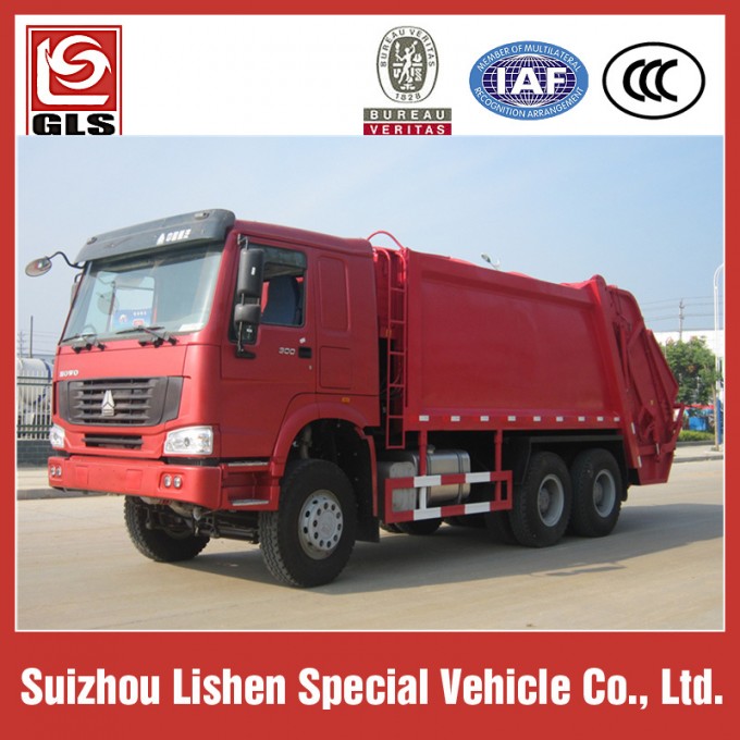 HOWO Compression Refuse Truck Garbage Truck 6X4, 290HP, for Sell Image1