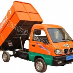Factory Price Electric Garbage Truck with Rollover Tank