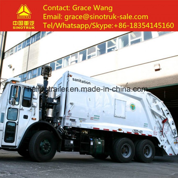 Sinotruck 6X4 20m3 Compressed Garbage Truck Image1
