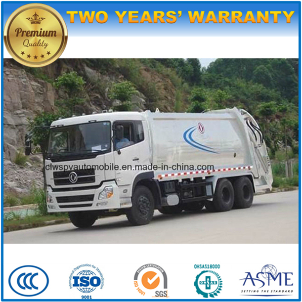 6X4 Customized 195kw Refuse Wagon 20t Compactor Garbage Truck Price Image1