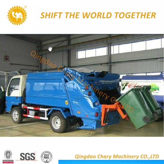 7 Cubic Rear Loading Type Compactor Garbage Truck Image1
