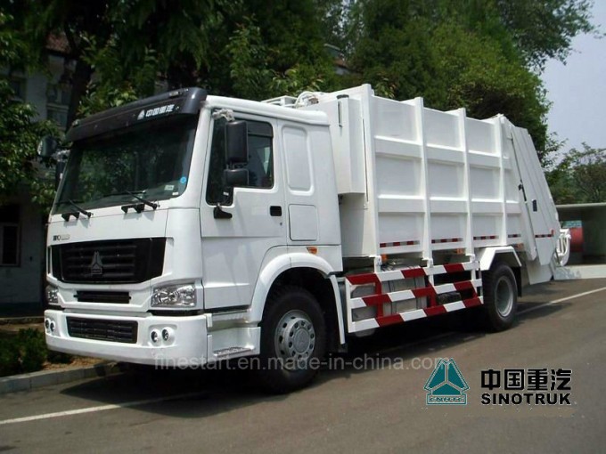 Sinotruck HOWO Compressor Garbage Truck Image1