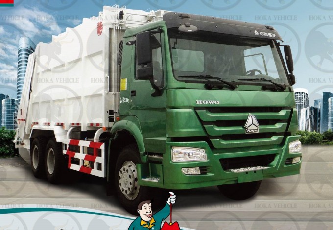 Sinotruk HOWO 6X4 Garbage Compactor Truck Image1