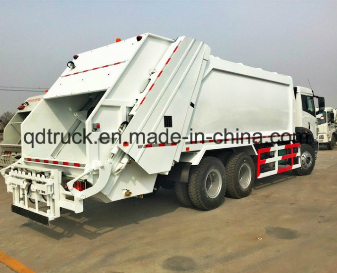 20m3 Compressed garbage truck, FAW Compactor garbage truck Image1