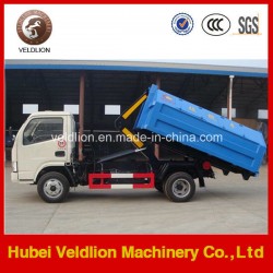 Mini 3-4 Tons Hook Lift Garbage Truck