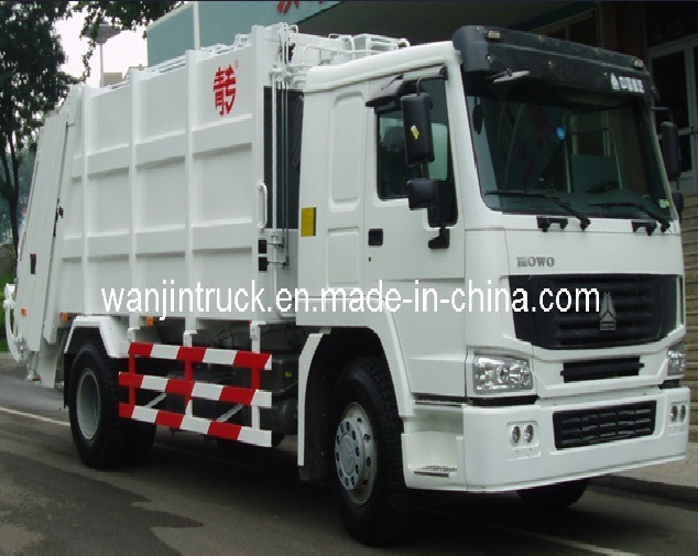 HOWO 16m3 Compact Garbage Truck Image1