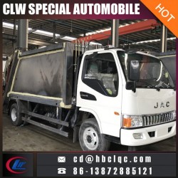 JAC 4cbm 3cbm Waste Collection Compactor Garbage Truck
