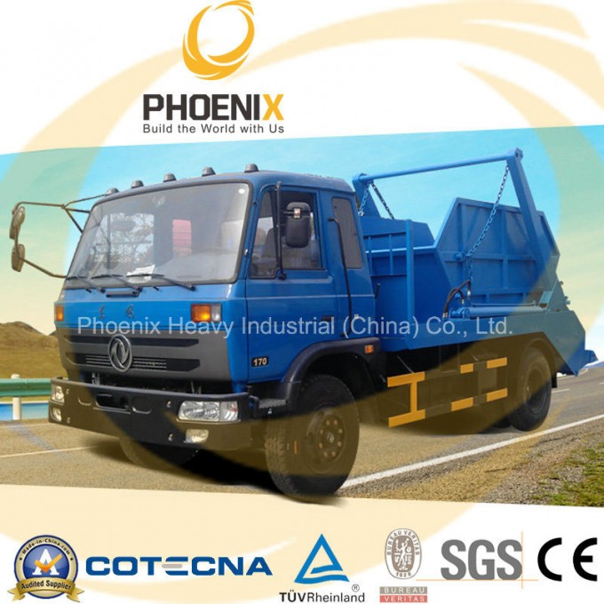 Professional Supplier Dongfeng 10cbm 4X2 Swing Arm Garbage Truck Image1