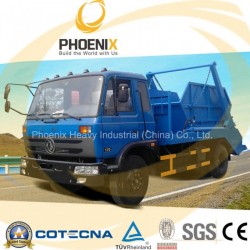 Professional Supplier Dongfeng 10cbm 4X2 Swing Arm Garbage Truck