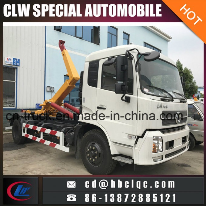 Middle Duty 8t 10t Hook Lift Container Garbage Truck Image1