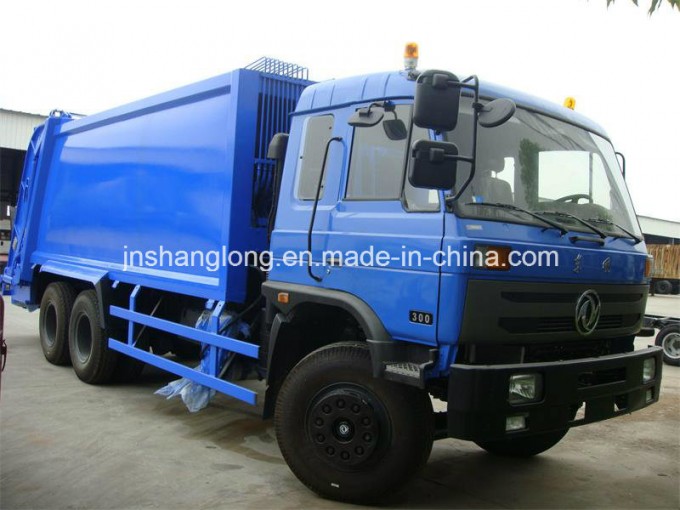 Dongfeng Chassis 18cbm Compactor Garbage Truck Image1
