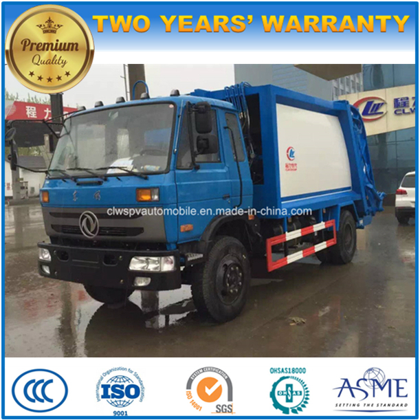 Dongfeng 10 Tons Compactor Garbage Truck 10m3 Compressed Refuse Truck Image1