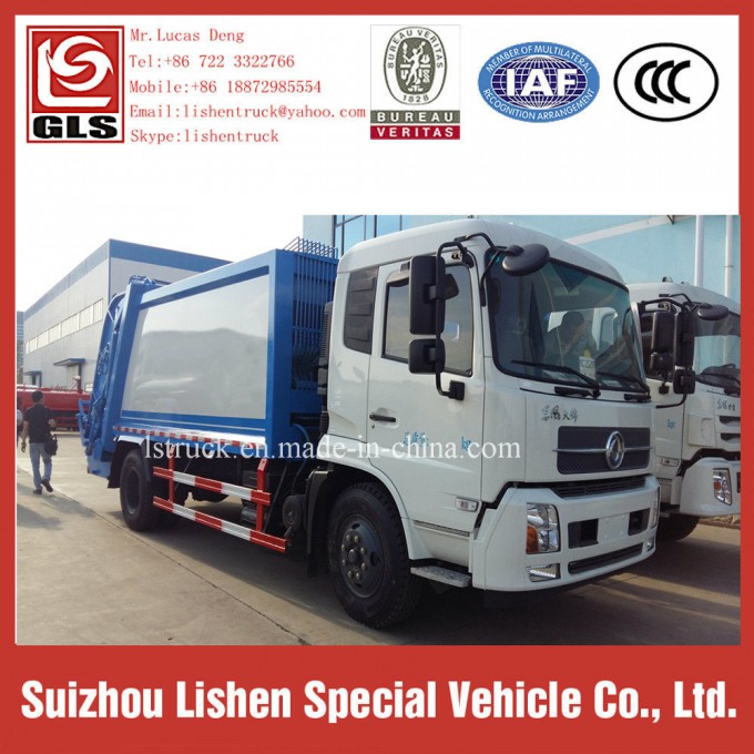 Compressible Garbage Truck Dongfeng Garbage Truck Factory Price Good Quality Image1