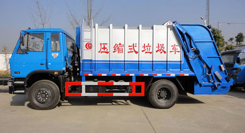 Dongfeng 153 Compression Garbage Truck Image1
