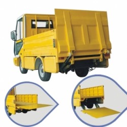 Electric Refuse Truck with Garbage Bin Collection