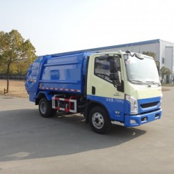 5T Compression Rear Loading Garbage Truck