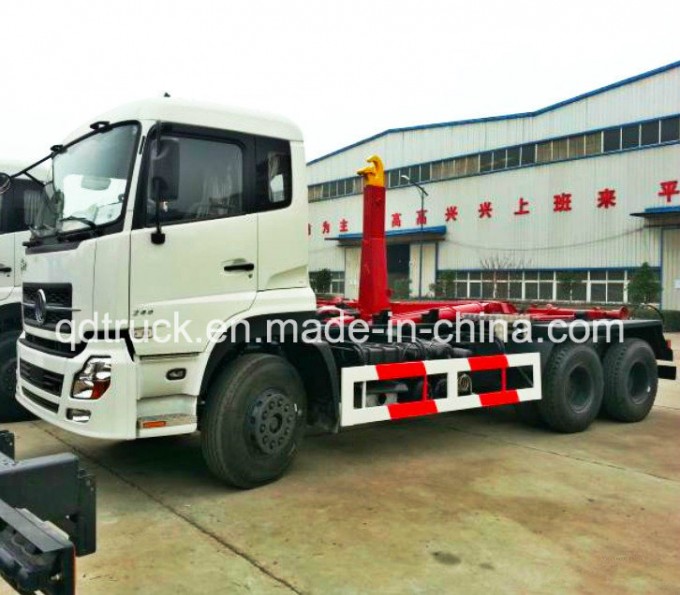 10m3, 18m3 Hook Arm Garbage Truck, hook lift garbage truck Image1